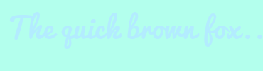 Image with Font Color B3ECFF and Background Color B3FFED